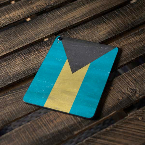 Bahamas Flag Distressed Apple iPad Pro Skin